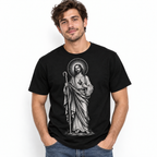 Sacred Heart of Jesus Christian Faith Religious Graphic Men's T-Shirt