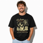 Salem Book Club Witch Black Cat Spooky Halloween Book Lover Men's T-Shirt