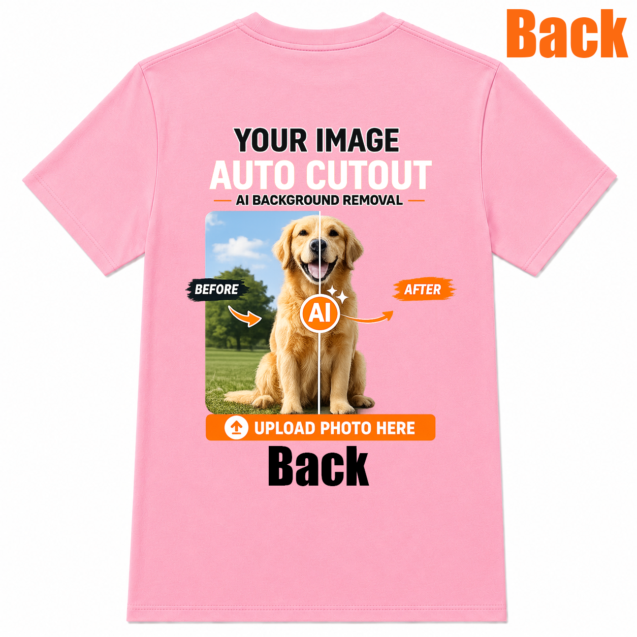 AI Background Remove Custom T-Shirt – Design Your Own Personalized Shirt