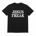 Jesus Freak Christian Faith Graphic T-Shirt Vintage Religious Tee for Men