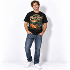 Peach Street Vinyl Retro Record Player Music Men's Graphic T-Shirt
