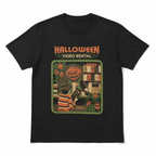 Halloween Video Rental Retro Horror Monster Spooky Vintage Graphic Men's T-Shirt