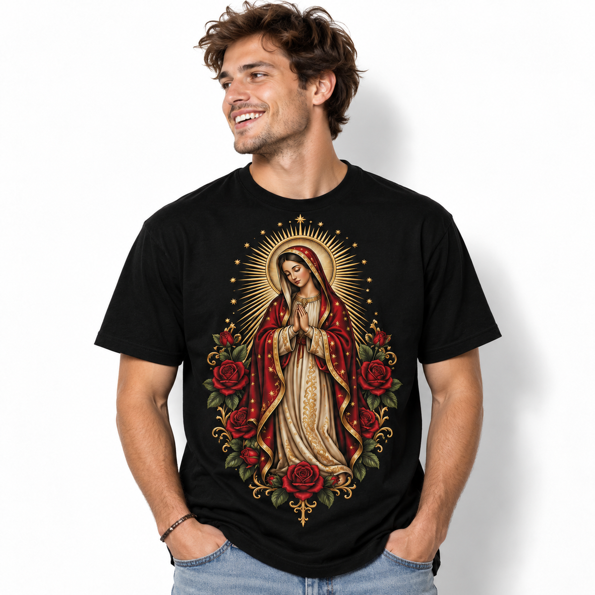 Kingdom Seeker Not of This World Christian Lion Men's Graphic T-Shirt