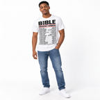 Bible Emergency Numbers Christian Faith Scripture Men's Graphic T-Shirt