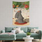 Vertical version of tapestry in multiple sizes (lightweight version)