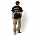 Smoke Brisket Not Meth Funny BBQ Graphic T-Shirt Smoker Grill Humor Tee
