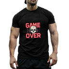 Men's single-sided printed T-shirt