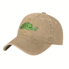 Two (Cat) Peas In A Pod Unisex Vintage Washed Distressed Baseball Cap Twill Adjustable Adult Hat