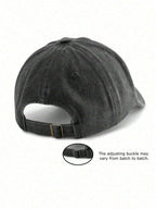 Printed Washed Baseball Cap, "PUT IT ON MY HUSBAND'S TAB" Text Print Adjustable Outdoor Sun Protection Casual Hat For Women & Men, Suitable For Travel,All Seasons