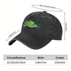Two (Cat) Peas In A Pod Unisex Vintage Washed Distressed Baseball Cap Twill Adjustable Adult Hat