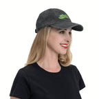 Two (Cat) Peas In A Pod Unisex Vintage Washed Distressed Baseball Cap Twill Adjustable Adult Hat