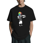 180g men's pure cotton T-shirt