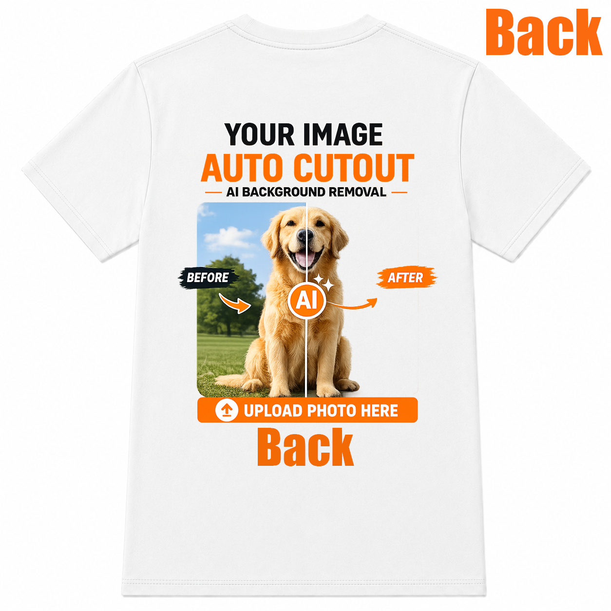 AI Background Remove Custom T-Shirt – Design Your Own Personalized Shirt