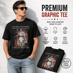 Christian Templar Knight Psalm 23 Graphic T-Shirt Faith Warrior Tee for Men