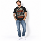 Not Addicted to My Motorcycle Funny Biker Relationship Men's T-Shirt