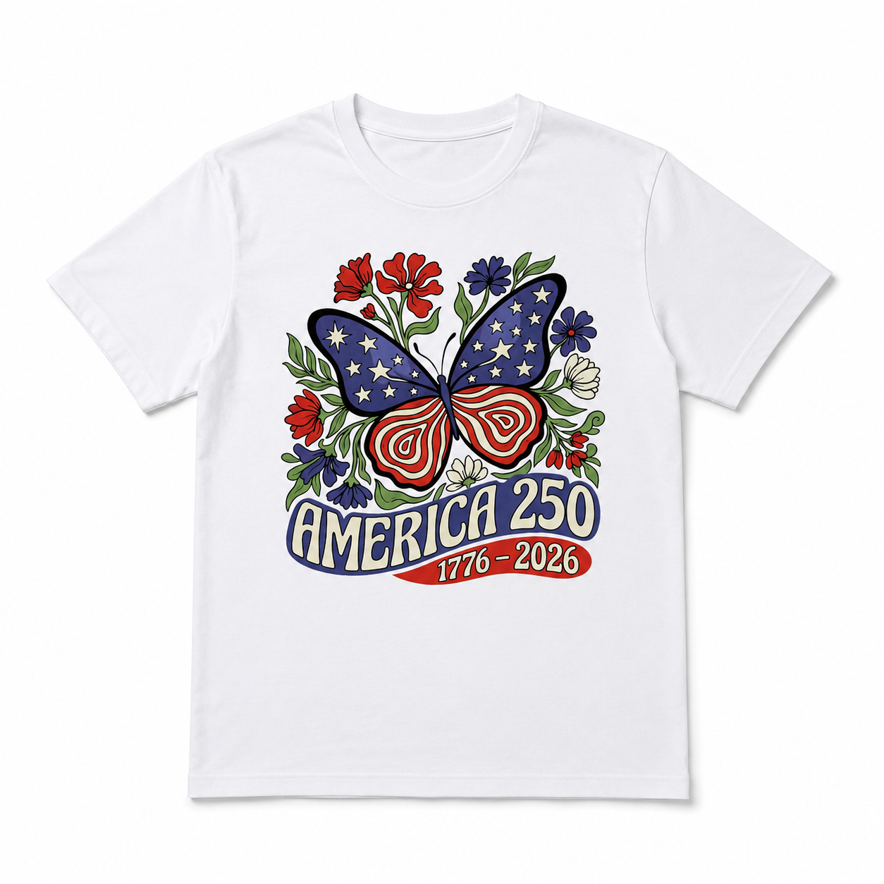USA Patriotic Freedom 250th Anniversary 4th of July Men's T-Shirt