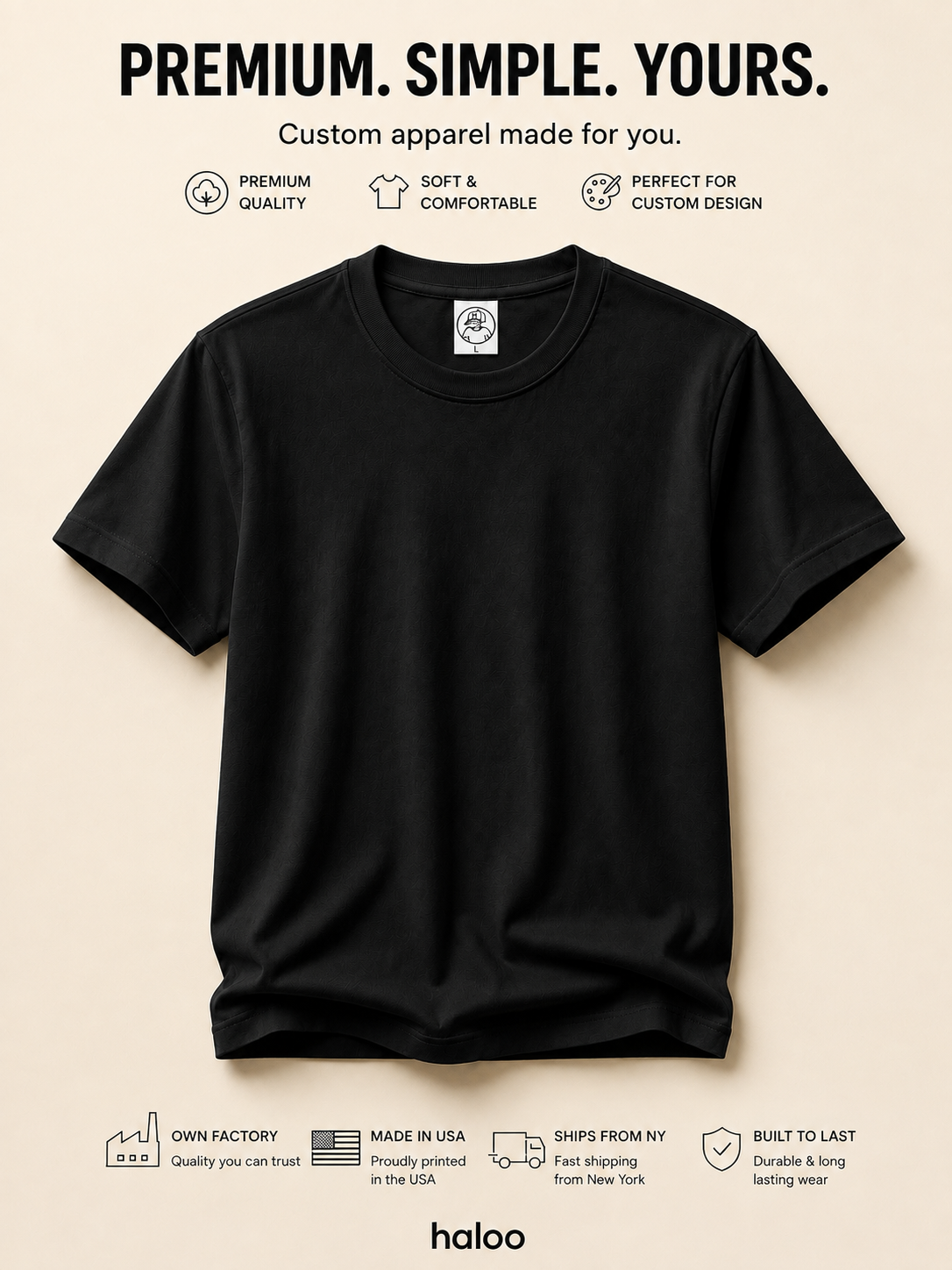 Classic Solid Color Unisex T-Shirt – Soft Casual Crew Neck Short Sleeve Tee