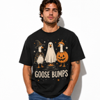 Funny Goose Bumps Halloween Ducks Ghost Pumpkin Witch Spooky Men's T-Shirt
