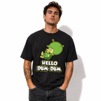 Hello Dum-Dum Funny Retro Alien T-Shirt – Vintage Cartoon Space Graphic Tee
