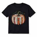 Pumpkin Books Fall Reading Halloween Book Lover Graphic Men's T-Shirt