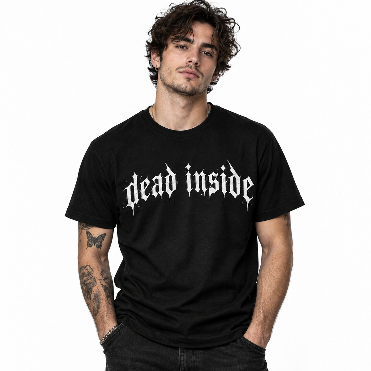 Urban Rebel Night Runner Streetwear Men's Graphic T-Shirt