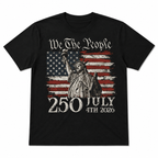 American 250th Anniversary USA Flag Patriotic 4th of July Freedom T-Shirt