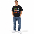 Cute Halloween Candy Characters Pumpkin Ghost Spooky Graphic Men's T-Shirt