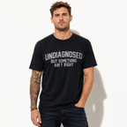 UNDIAGNOSED Funny Slogan T-Shirt | Minimalist Sarcastic Graphic Tee
