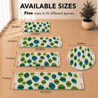 Paranoid Eyes Custom Carpet Design, Stop Being Paranoid Green Eyes Psychedelic Bedroom Rug, Friend's Home Gift Idea, Cool Bathmat Doormat
