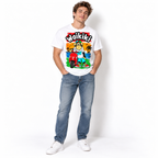 Funny Tropical Monkey Scooter Beach Vacation Men's Graphic T-Shirt