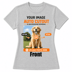 AI Background Remove Custom Women T-Shirt – Design Your Own Personalized Shirt