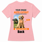AI Background Remove Custom Women T-Shirt – Design Your Own Personalized Shirt