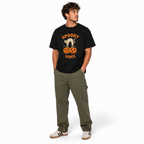 Spooky Vibes Cat Pumpkin Halloween Cute Funny Graphic Men's T-Shirt
