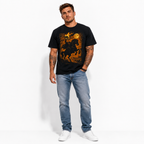 Headless Horseman Halloween Pumpkin Rider Spooky Gothic Graphic Men's T-Shirt