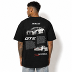 Race Car Turbo On Wheels Graphic Tee - Racing Spec Japanese Sport Car Shirt