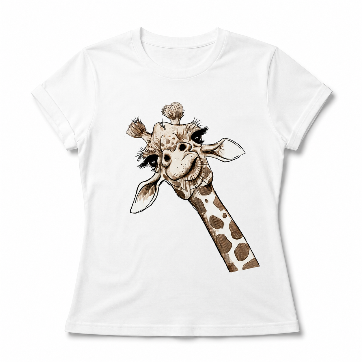Women Geometric Pattern Graphic T-Shirt Trendy Casual Crew Neck Tee Top
