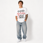 God Don't Play About Me Christian Graphic T-Shirt Faith Cross Tee