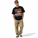 Funny I Got That Dog In Me 4th of July Patriotic Meme Graphic T-Shirt
