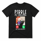 Funny Pibble Is Calling Dog Lover Meme Graphic T-Shirt for Men