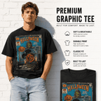 Vintage Halloween Horror Comic Witch Pumpkin Skull Spooky Men's T-Shirt