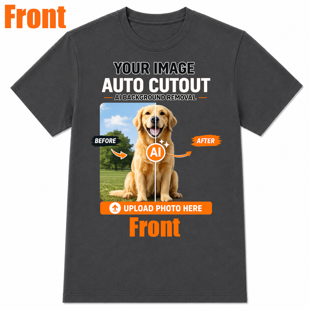 AI Background Remove Custom T-Shirt – Design Your Own Personalized Shirt