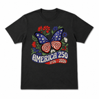 USA Patriotic Freedom 250th Anniversary 4th of July Men's T-Shirt