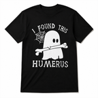 I Found This Humerus Funny Ghost Halloween Men's Graphic T-Shirt