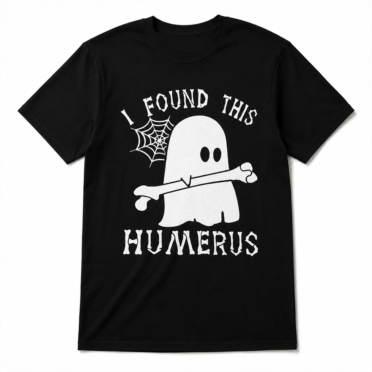 I Found This Humerus Funny Ghost Halloween Men's Graphic T-Shirt