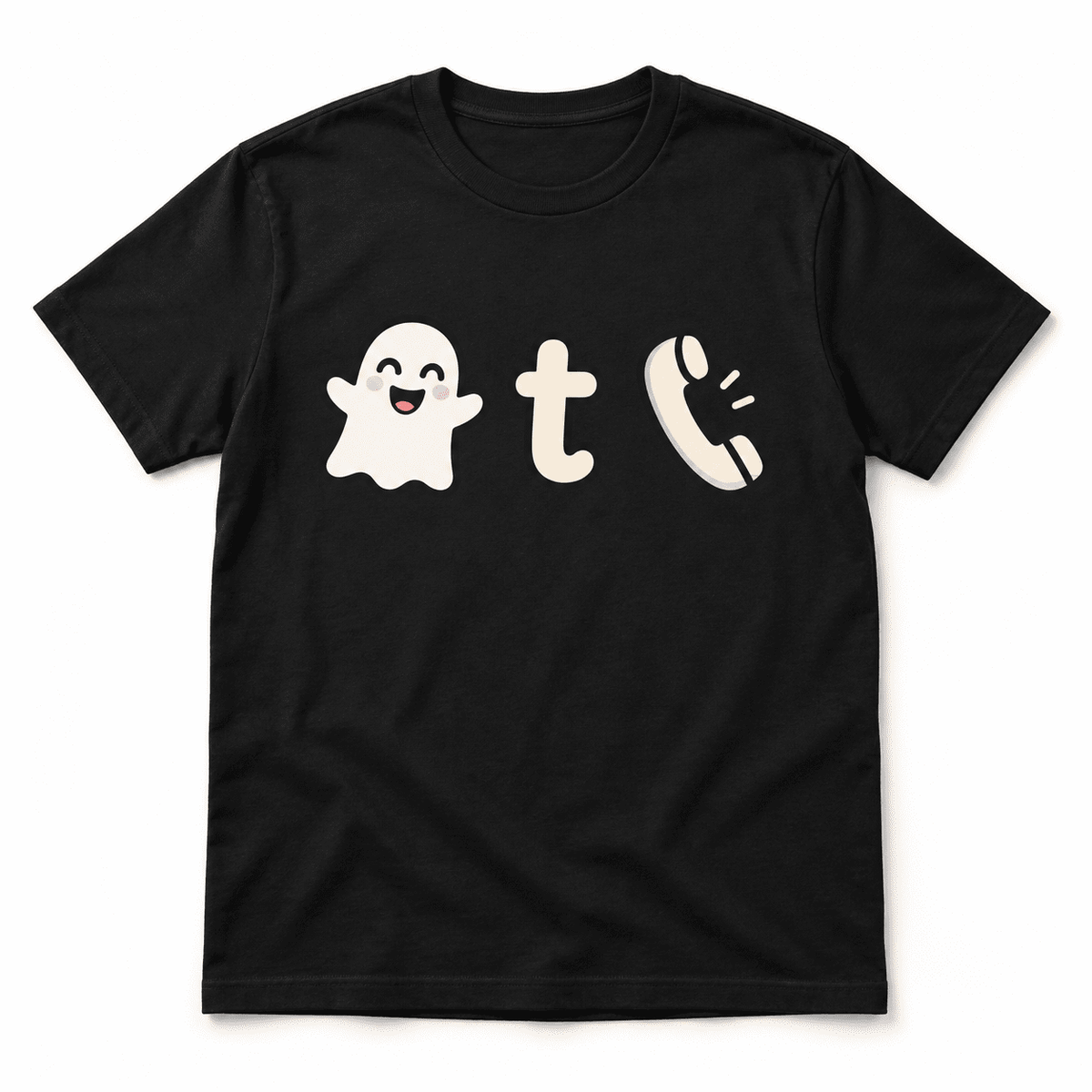Boo T Call Funny Rebus Wordplay Graphic Men's T-Shirt