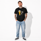 Funny Skeleton Beer Lover Drinking Humor Halloween Graphic Men's T-Shirt