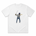 Minimalist Golfer Swing Graphic T-Shirt Golf Player Sports Tee for Men