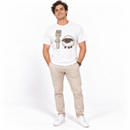 Fork Ewe Funny Rebus Wordplay Graphic Men's T-Shirt