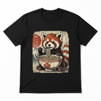 Red Panda Ramen T-Shirt | Japanese Ukiyo-e Style Anime Graphic Tee