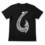 Polynesian Fish Hook Tribal Maori Style Graphic Men's T-Shirt